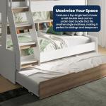 Flair Furnishings Kids Triple Bunk Bed with Trundle