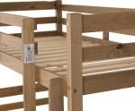 Seconique Panama Single Bunk Bed in Natural Wax