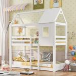Merax Treehouse Bunk Bed for Kids - Twin