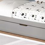 Oliver Grey Wooden Bunk Bed with Trundle