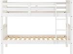 Seconique Neptune White Single Bunk Bed
