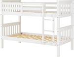 Seconique Neptune White Single Bunk Bed
