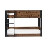 Rustic Black Julian Bowen Solomon Bunk Bed