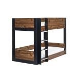 Rustic Black Julian Bowen Solomon Bunk Bed
