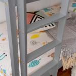 Panana Grey Wooden 3ft Single Bunk Bed