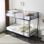 Heavy Duty Twin Over Twin Metal Bunk Bed