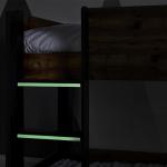 Rustic Black Julian Bowen Solomon Bunk Bed