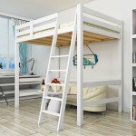 Solid Pine Wood High Sleeper Bunk Bed with Stairs