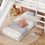 Merax Adjustable Bunk Bed with Slide and Ladder