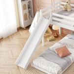 Merax Adjustable Bunk Bed with Slide and Ladder