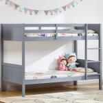 Gemini Detachable Kids Bunk Bed Frame Grey
