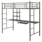 Multigot Metal Bunk Bed with Desk and Ladder