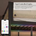 Denver High Sleeper Bunk Bed with LED Lights