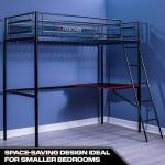 X-Rocker Icarus XL High Sleeper Bunk Bed