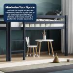 Flair Furnishings Kids Mid Sleeper Bed with Storage