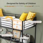 Bonnlo Loft Bunk Bed with Desk and LED Light