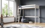 Noomi Tera Solid Wood White High Sleeper Bed