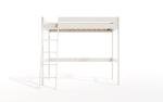 Noomi Tera Solid Wood White High Sleeper Bed