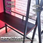 X-Rocker Gaming Bunk Bed with Desk and Shelves