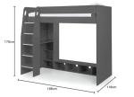 Julian Bowen Nebula Gaming Bunk Bed with Desk