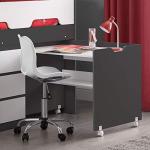 White and Grey Kids Mid Sleeper Bunk Bed