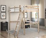 Celeste High Sleeper Loft Bunk Bed - 2ft 6