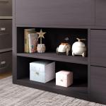 Miyemo Kids Mid Sleeper Bunk Bed with Storage