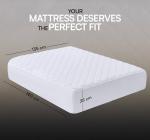 Quilted Mattress Protector For Bunk Beds 135X190 Cm
