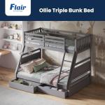 Flair Furnishings Triple Bunk Bed for Kids