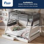 Flair Furnishings Triple Bunk Bed for Kids