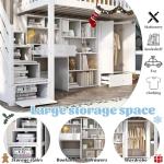 High Sleeper Bed with Desk and Storage Stairs