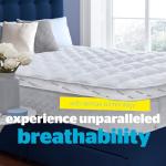 Extra Thick Bunk Bed Mattress Topper 190X90Cm