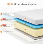 Memory Foam Double Mattress for Comfortable Sleep
