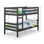 Camden Bunk Bed In Anthracite Wood
