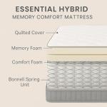 Sareer Single Memory Foam Mattress - 3ft Quilted