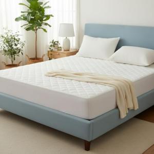 Comfortable Double Mattress Protector With Deep Skirt