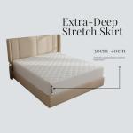 Comfortable Double Mattress Protector With Deep Skirt