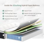 European Double Memory Foam Hybrid Mattress - 12 Inch