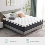 European Double Memory Foam Hybrid Mattress - 12 Inch