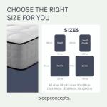 Sleep Concepts Reflex Hybrid Foam Mattress Options