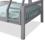 Triple Sleeper Wooden Bunk Bed – Grey Finish
