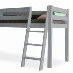 Wooden 3FT Kids Bunk Bed with Slide and Ladder