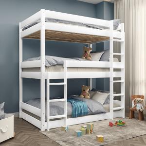 Triple Sleeper Bunk Bed for Kids – Pine Wood