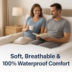 Waterproof Terry Cotton Single Mattress Protector 90X200 Cm