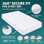 Waterproof Terry Cotton Single Mattress Protector 90X200 Cm