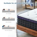 Inofia 25cm Double Memory Foam and Spring Mattress