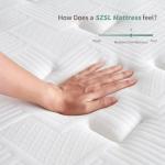 Comfortable Double Mattress With Memory Foam Springs