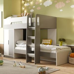 Stylish Wooden Double Bunk Beds For Kids