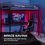 X-Rocker High Sleeper Bunk Bed with Desk