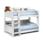 Stone White Wooden Single Bunk Bed By Julian Bowen